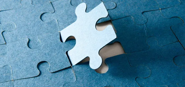 Last piece of jigsaw puzzle